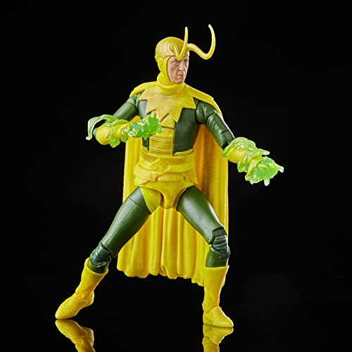 Marvel Legends Series MCU Disney Plus Classic Loki Action Figure 6-inch Collectible Toy, 5 Accessories and 1 Build-A-Figure Part