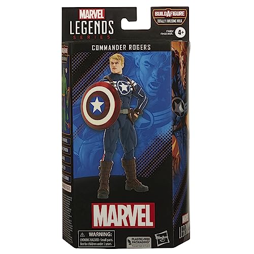 Marvel Legends Series Marvel Comics Commander Rogers 6-Inch Collectible Action Figures, Toys for Ages 4 and Up