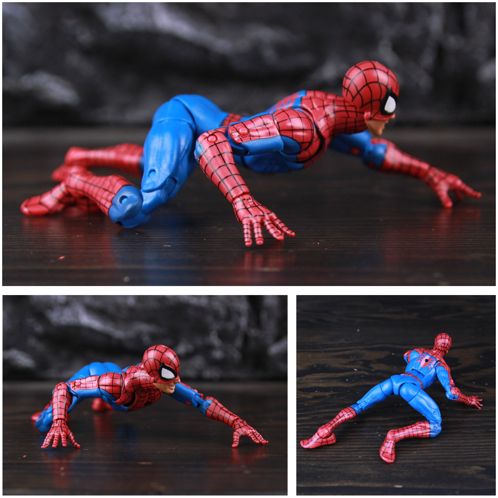 Marvel Classic Spider Man 6" Action Figure Clothing Amazing Pizza Red Blue Spiderman Peter Parker Legends one:12 Toys Doll Model
