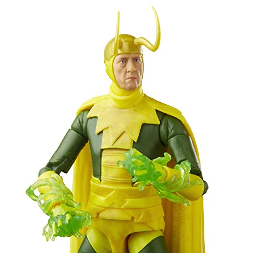 Marvel Legends Series MCU Disney Plus Classic Loki Action Figure 6-inch Collectible Toy, 5 Accessories and 1 Build-A-Figure Part