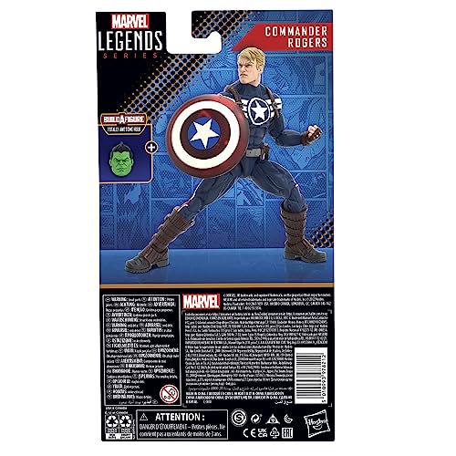 Marvel Legends Series Marvel Comics Commander Rogers 6-Inch Collectible Action Figures, Toys for Ages 4 and Up
