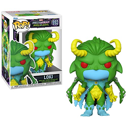 Funko Pop! Marvel: Mech Strike Monster Hunters Collectors Set - 3 Figure Set: Loki, Thanos, Venom