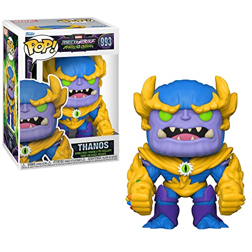 Funko Pop! Marvel: Mech Strike Monster Hunters Collectors Set - 3 Figure Set: Loki, Thanos, Venom