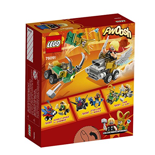 LEGO Marvel Super Heroes Mighty Micros: Thor vs. Loki 76091 Building Kit (79 Piece)