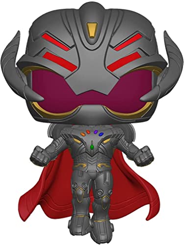 Funko Pop! Marvel What If? Set of 6 - Captain Carter Stealth Suit, Infinity Killmonger, Gamora with Blade of Thanos, Queen General Ramonda, Inifinity Ultron and Frost Giant Loki