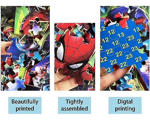 NEILDEN Disney Jigsaw Puzzles, 60 Pieces Puzzles for Kids Ages 4-8,Learning Educational Puzzles for Children Girls and Boys,Packed in Tin Box,Puzzle Size:9.2"X5.9" (