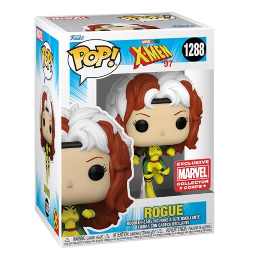 POP! Funko Marvel Collector Corps Exclusive X-Men '97 Rogue #1288 w/Acrylic Case!
