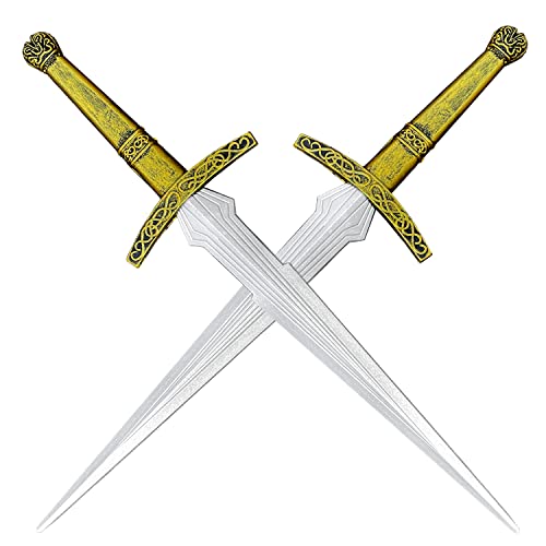 18'' Long Foam Dagger Set Loki God of Mischief for Cosplay Halloween Costume Prop Rust Full Size