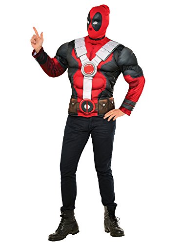 Rubie's Costume Co Marvel Men's Deadpool Muscle Chest Costume Top