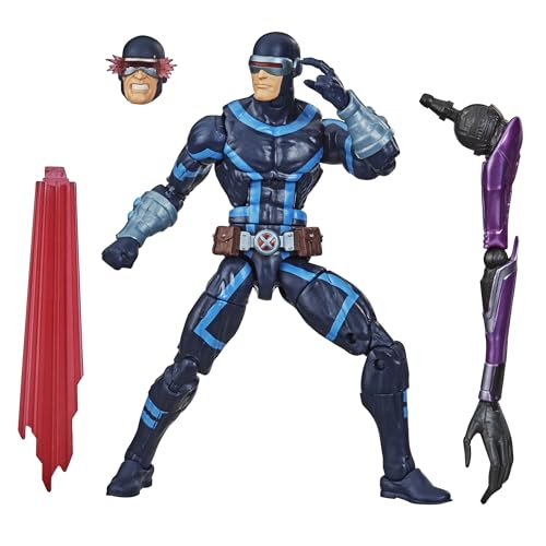 Marvel Hasbro Legends X-Men Series 6-inch Collectible Cyclops Action Figure Toy, Premium Detail and 2 Accessories, Ages 4 and Up