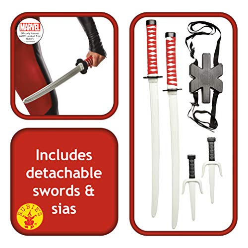 Rubie's mens Classic Deadpool Weapon Set,Black/Red,Weapon Kit