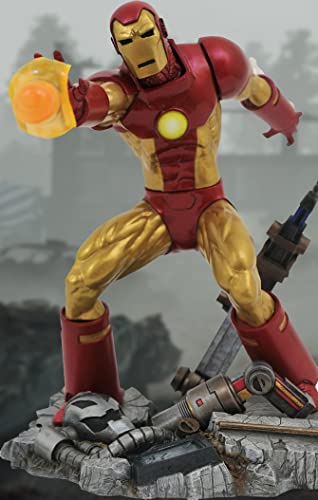 Diamond Select Toys Marvel Gallery: Iron Man PVC Statue, Multicolor, 9 inches