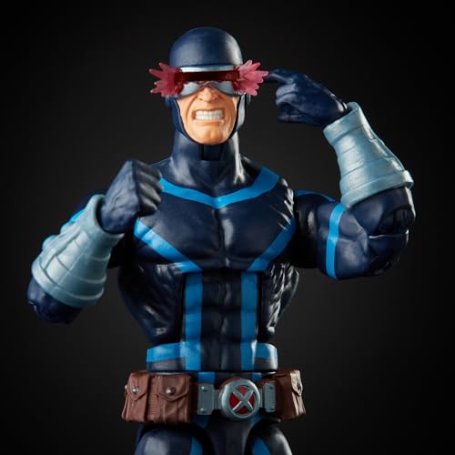 Marvel Hasbro Legends X-Men Series 6-inch Collectible Cyclops Action Figure Toy, Premium Detail and 2 Accessories, Ages 4 and Up