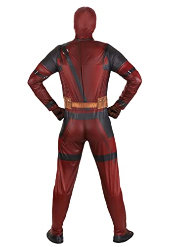 MARVEL Deluxe Adult Deadpool Costume, Superhero Halloween Costume for Men - Officially Licensed X-Large