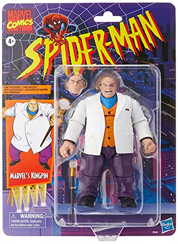 Hasbro Marvel Legends Series 6-inch Collectible Marvel’s Kingpin Action Figure Toy Vintage Collection