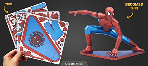Metal Earth Fascinations Marvel Spider-Man 3D Metal Model Kit Bundle with Tweezers