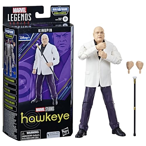 Marvel Legends Series Kingpin, Hawkeye Collectible 6-Inch Action Figures, Ages 4 and Up