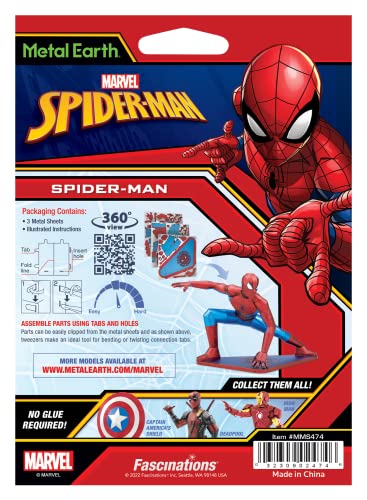 Metal Earth Marvel Spider-Man 3D Metal Model Kit Fascinations