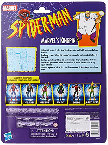 Hasbro Marvel Legends Series 6-inch Collectible Marvel’s Kingpin Action Figure Toy Vintage Collection