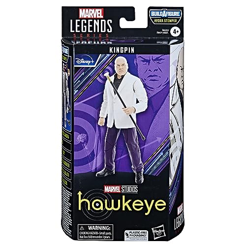 Marvel Legends Series Kingpin, Hawkeye Collectible 6-Inch Action Figures, Ages 4 and Up