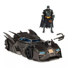 DC Comics, Crusader Batmobile Playset with Exclusive 4-inch Batman Figure, 3 Super-Villain Paper Figures, Kids Toys for Boys and Girls Ages 4+