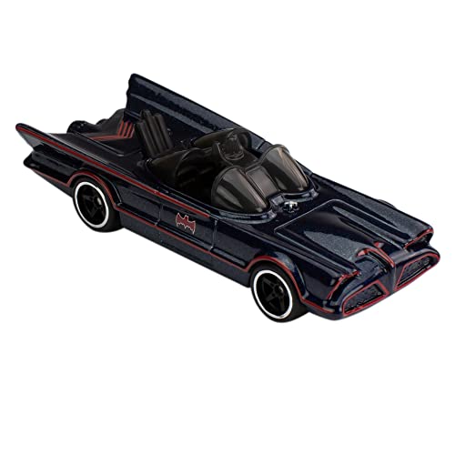 Hot Wheels Batman Batmobile Bundle, Set of 5 Fan-Favorite Batmobile Castings in 1:64 Scale with Special Packaging