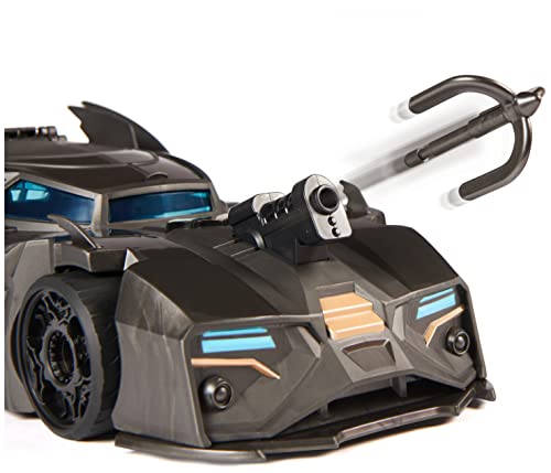 DC Comics, Crusader Batmobile Playset with Exclusive 4-inch Batman Figure, 3 Super-Villain Paper Figures, Kids Toys for Boys and Girls Ages 4+