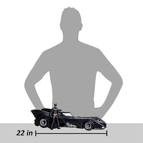 McFarlane Toys - DC Multiverse Batman & Batmobile Gold Label 2pk (1989), Gold Label, Amazon Exclusive, Multicolor