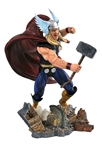 Diamond Select Toys Marvel Gallery Thor PVC Statue, Multicolor, 9 inches