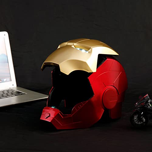 AULOOS Superhero cosplay MK7 helmet 1:1 openable, eye LED light up mask
