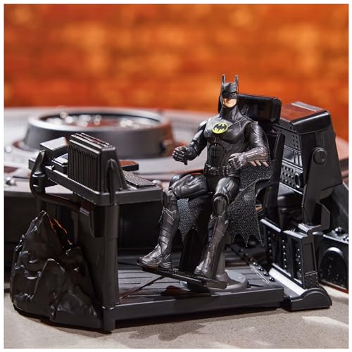 DC Comics, Official 1989 Batmobile RC, Exclusive Batman Figure, Limited Edition Collector's Item, Smoke Effects, Batcave Chargeable Base, Ages 14+