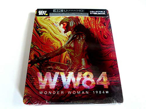 DC Wonder Woman 1984 WW84 Best Buy 4K Ultra HD Blu-ray Collectible STEELBOOK