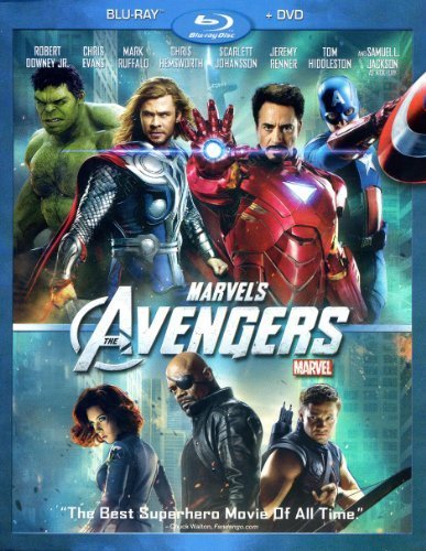 Marvel's The Avengers 2-Disc Blu-Ray DVD Combo Pack with BONUS BLU-RAY DISC (Building A Cinematic Universe)