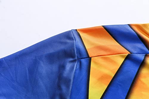 Red Plume Men's Superhero Shirt Sports Fitness T-Shirt Party/Cosplay Short Sleeve (XXL) Multicoloured