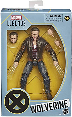 Marvel Hasbro Legends Series X-Men Wolverine 6-inch Collectible Action Figure Toy, Includes 3 Accessories, Ages 14 and Up, Brown