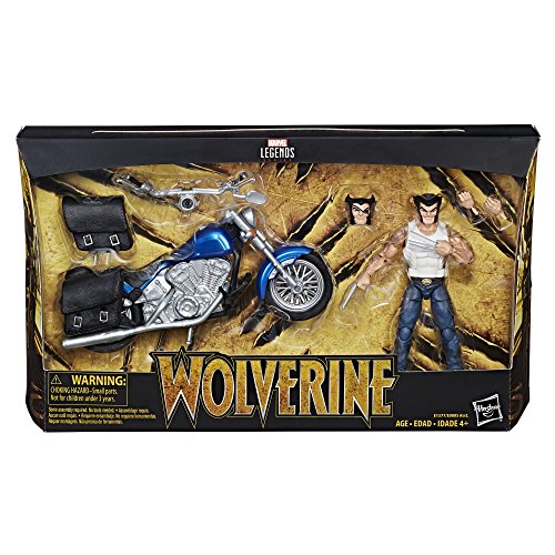 Marvel Legends Series 6-inch Wolverine and Motorcycle
