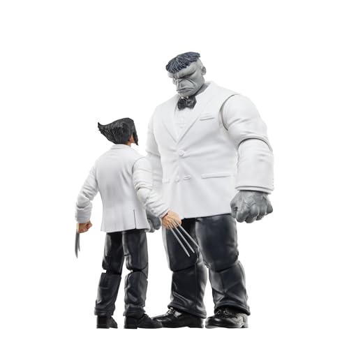 Marvel Legends Series Patch and Joe Fixit, Wolverine 50th Anniversary Comics Collectible 6-Inch Scale Action Figure 2-Pack