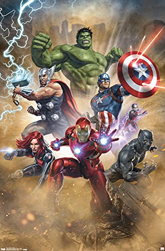 Trends International Marvel Cinematic Universe - Avengers - Fantastic Wall Poster, 22.375" x 34", Premium Unframed Version