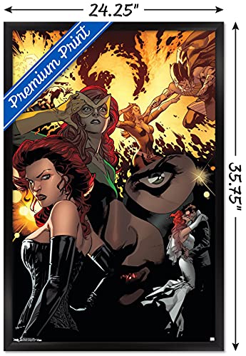 Trends International Marvel Comics-The X-Men: Dark Phoenix-Collage Wall Poster, 22.375" x 34", Black Framed Version