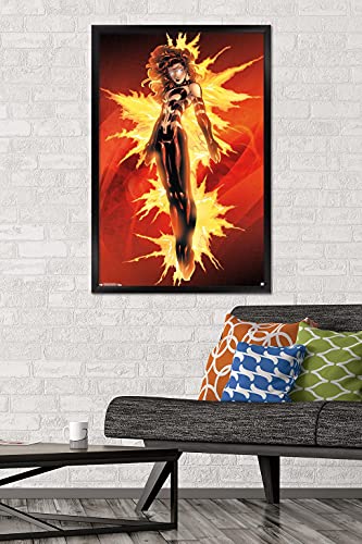 Trends International Marvel Comics-The X-Men: Dark Phoenix-Team Wall Poster, 22.375 in x 34 in, Black Framed Version
