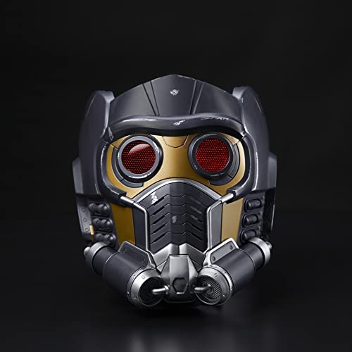 Marvel Legends Series Star-Lord Premium Electronic Roleplay Helmet with Light and Sound FX, Guardians of The Galaxy Adult Roleplay Gear