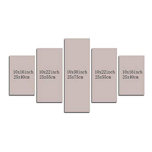 Orsit Prints 5 Pieces HD The Avengers Infinite War Canvas Painting Living Room Home Decoration Canvas Art Wall Poster (No Frame) 50inch x30 inch…