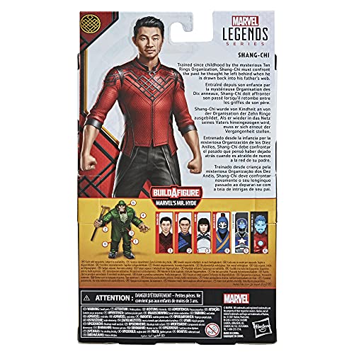 Marvel Hasbro Legends Series Shang-Chi and The Legend of The Ten Rings 6-inch Collectible Shang-Chi Action Figure Toy for Age 4 and Up