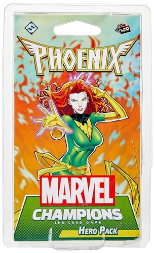 Marvel Champions The Card Game Phoenix HERO PACK - Superhero Strategy Game, Cooperative Game for Kids and Adults, Ages 14+, 1-4 Players, 45-90 Minute Playtime, Made by Fantasy Flight Games