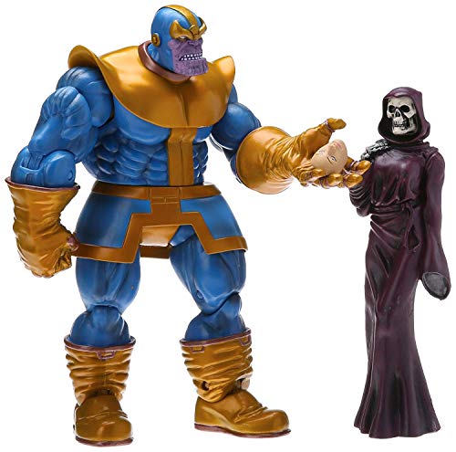 Diamond Select Toys Marvel Select Thanos Action Figure with Removable Infinity Gauntlet and Unarticulated Death Figure
