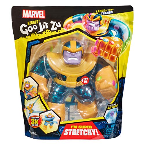 Heroes of Goo Jit Zu Licensed Marvel Supagoo Hero Pack - Thanos, Multicolor, 41130, Super-Sized Thanos