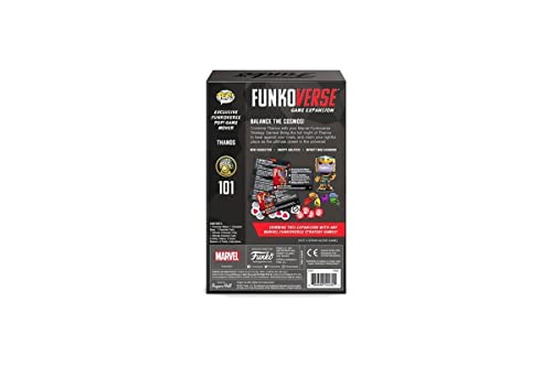 Funko Funkoverse Marvel 101 Thanos Light Strategy Board Game - Ages 10+, 2-4 Players, Collectible Vinyl Figure