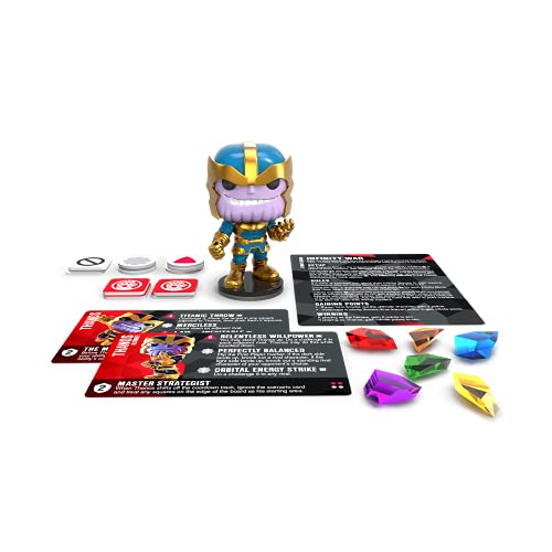 Funko Funkoverse Marvel 101 Thanos Light Strategy Board Game - Ages 10+, 2-4 Players, Collectible Vinyl Figure