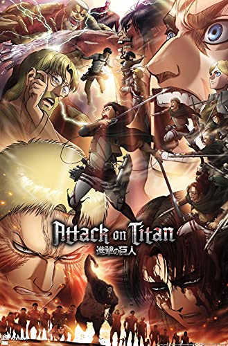 Trends International Attack on Titan: Season 3 - Key Art Wall Poster, 22.37" x 34.00", Unframed Version