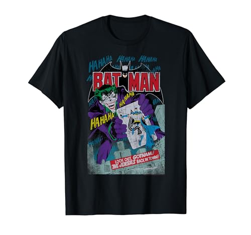 Batman vs Joker Comic Cover T-Shirt